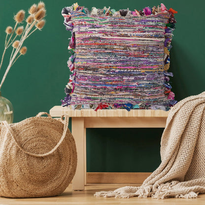 Chindi Stripe Floor Pillow