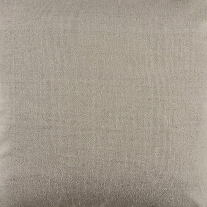 Ox Bay Light Gray Solid All-Natural Cotton Square 2 Piece Pillow Cover Set