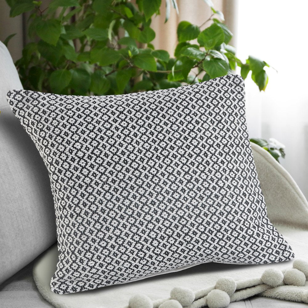 Bustling Geometric Throw Pillow