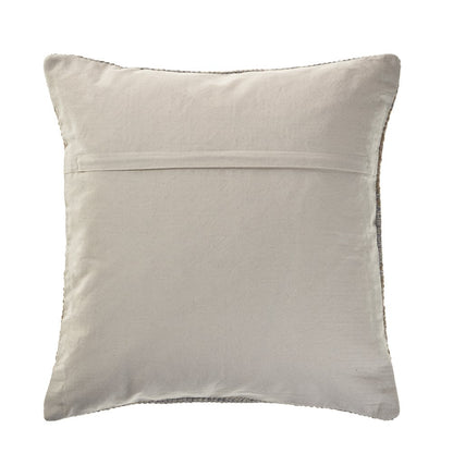 Criss Cross Beige Throw Pillow