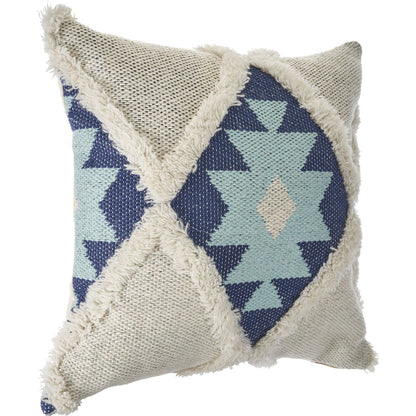 Tufted Winter Paradise Throw Pillow