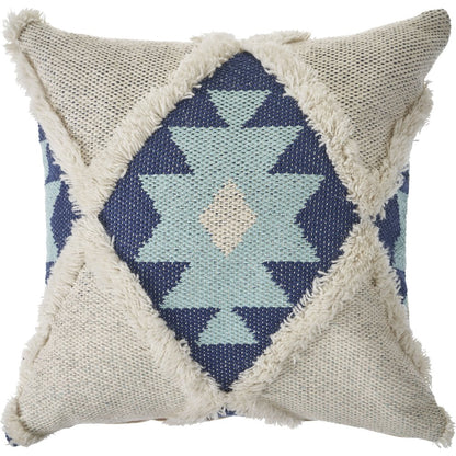 Tufted Winter Paradise Throw Pillow
