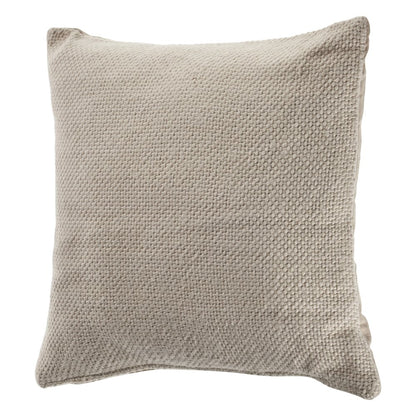 Natural Light Cream Solid Throw Pillow