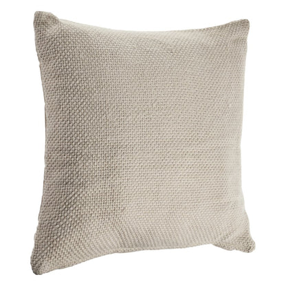 Natural Light Cream Solid Throw Pillow