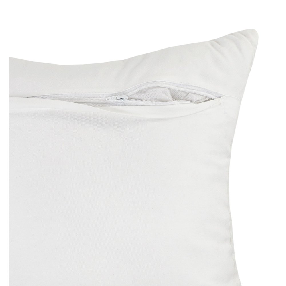 Blue Textured and Striped Throw Pillow