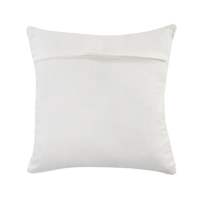 Blue Textured and Striped Throw Pillow