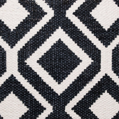 Evette Rios Mindy Geometric Diamond Cotton Blend Throw Pillow, Square