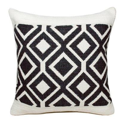 Evette Rios Mindy Geometric Diamond Cotton Blend Throw Pillow, Square
