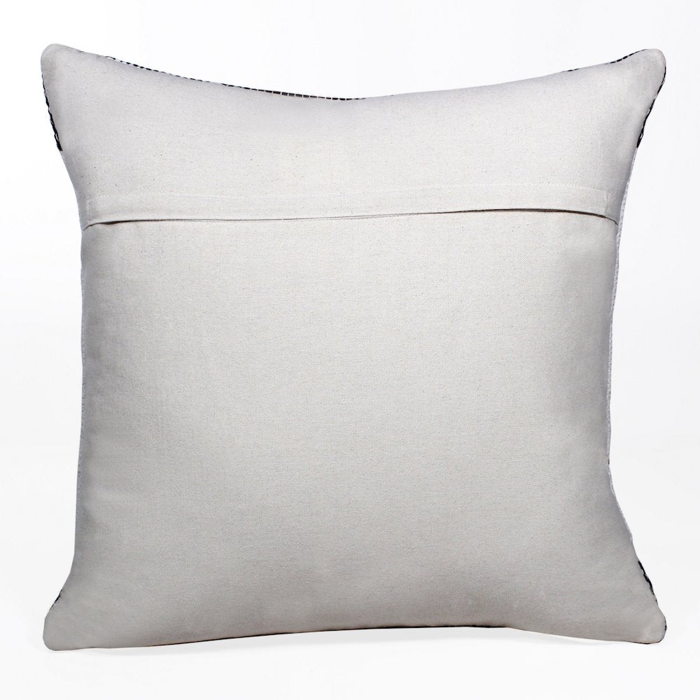 Evette Rios Mindy Bordered/Geometric Stripe Cotton Blend Throw Pillow