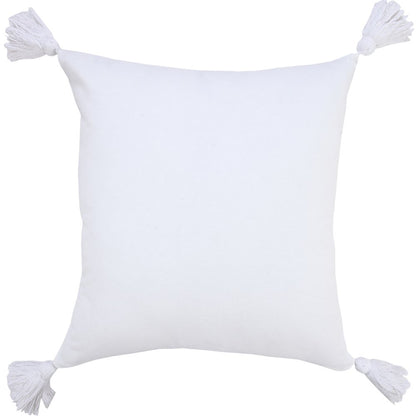 Basic Balanced Striped Throw Pillow with Tassels