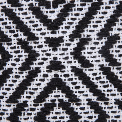 Modern Mirrored Diamond Geometric Throw Pillow