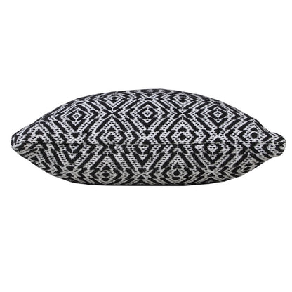 Modern Mirrored Diamond Geometric Throw Pillow