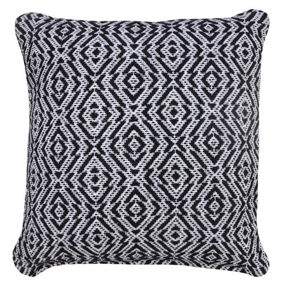 Modern Mirrored Diamond Geometric Throw Pillow