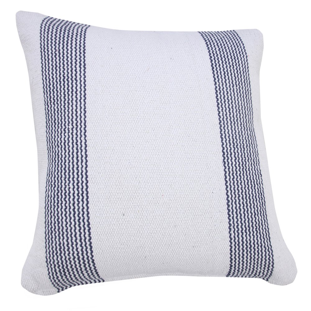 Balanced Border Pinstripe Throw Pillow