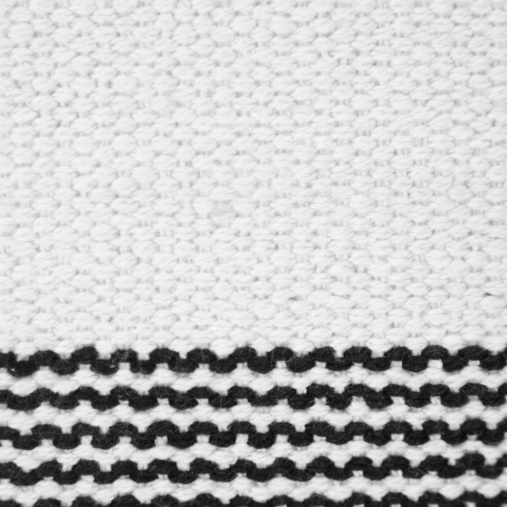 Balanced Border Pinstripe Throw Pillow