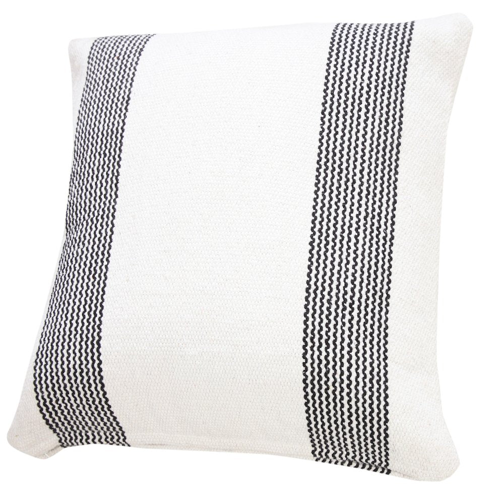 Balanced Border Pinstripe Throw Pillow