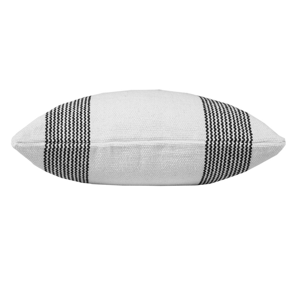 Balanced Border Pinstripe Throw Pillow