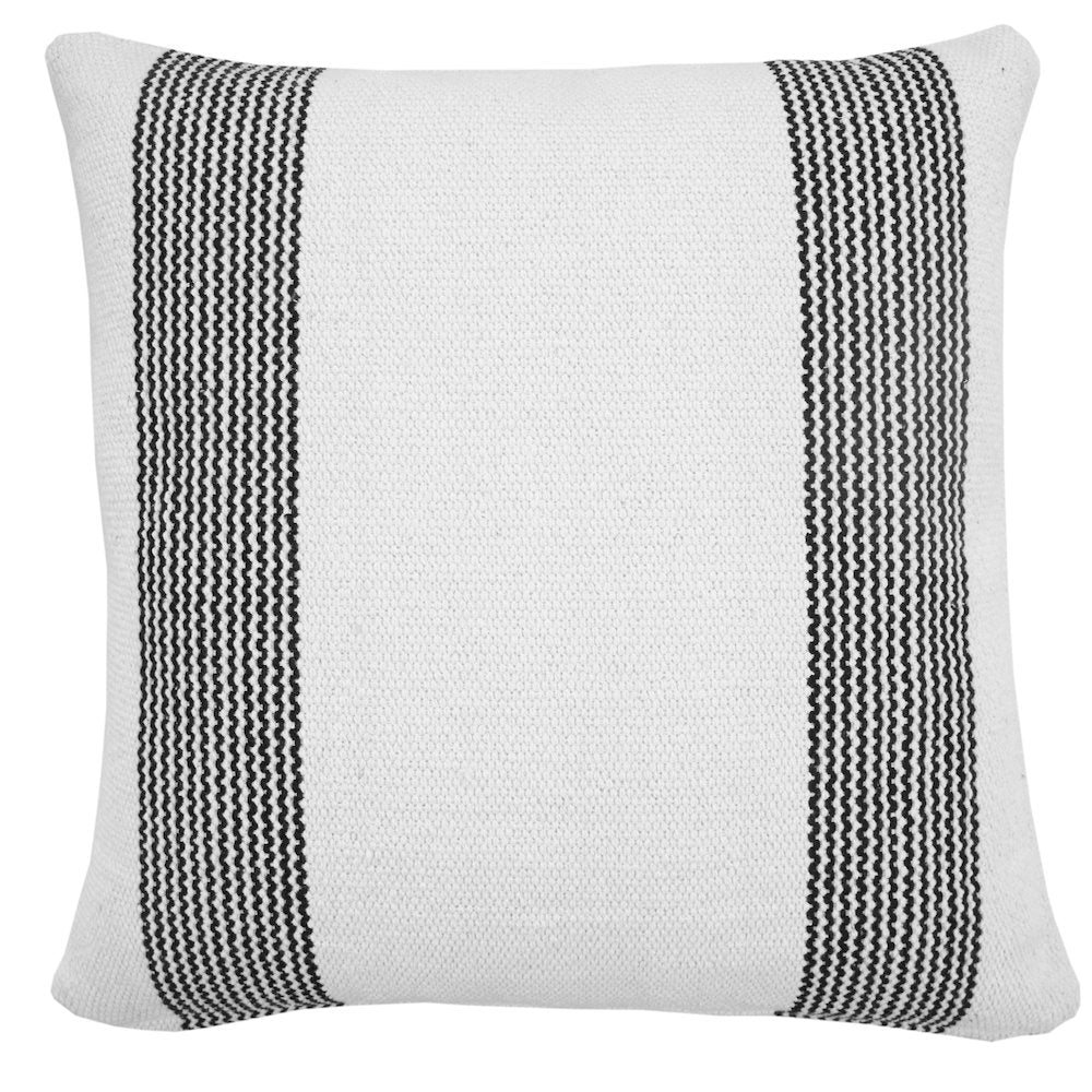 Balanced Border Pinstripe Throw Pillow