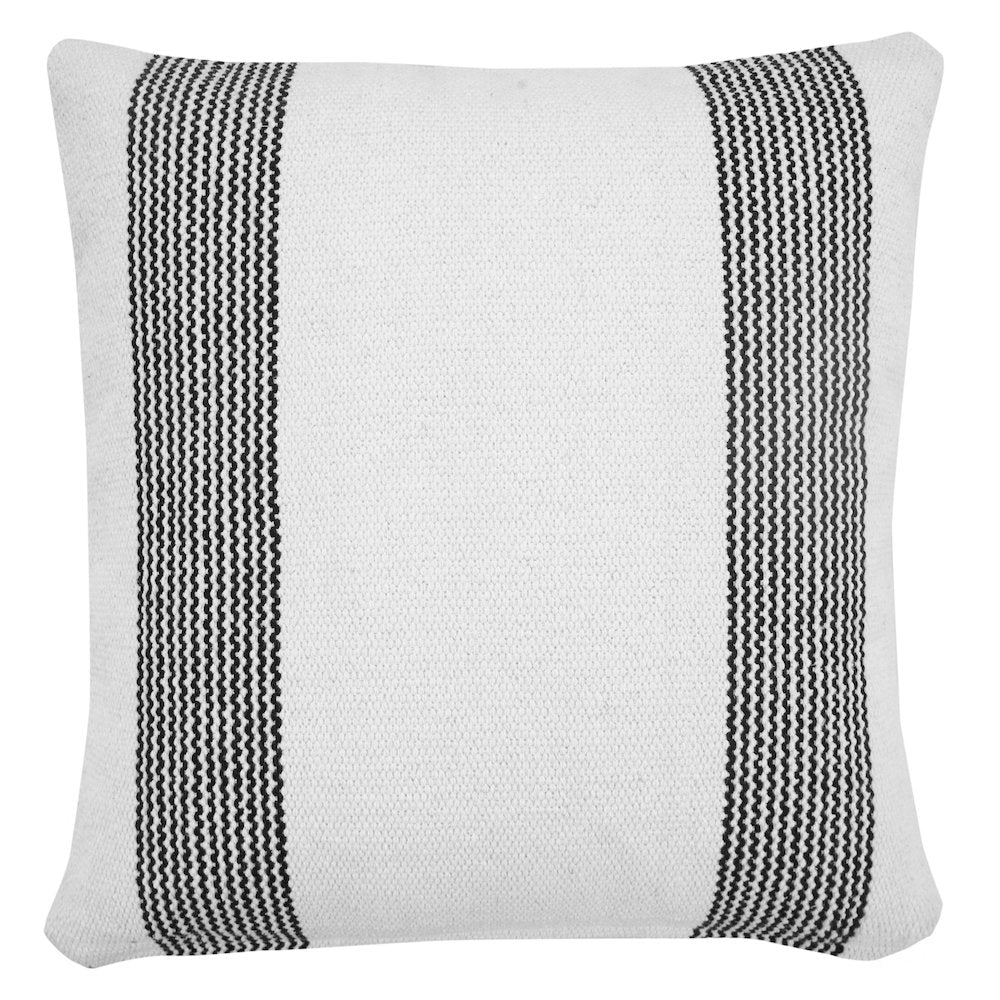 Balanced Border Pinstripe Throw Pillow