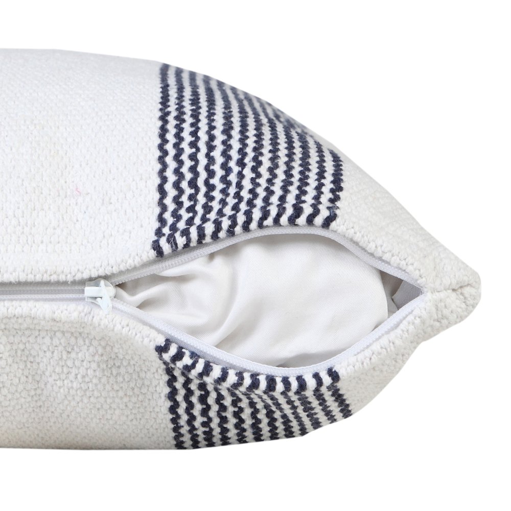 Balanced Border Pinstripe Throw Pillow