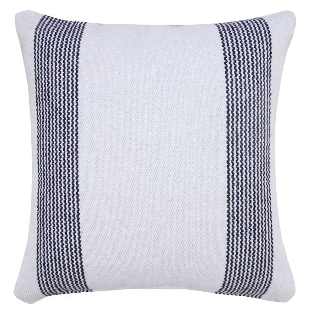 Balanced Border Pinstripe Throw Pillow