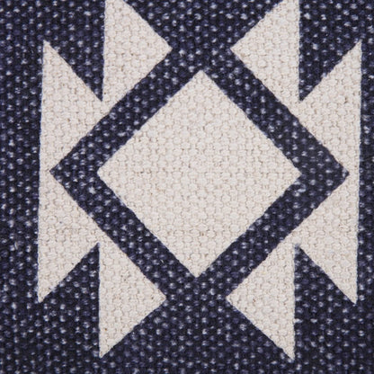 Southwestern Decorative Denim Geometric Throw Pillow