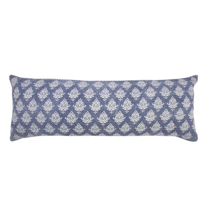 Traditional Fairytale Motif Bordered Lumbar Throw Pillow