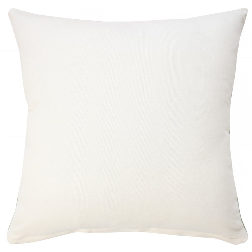 Traditional Fairytale Motif Bordered Throw Pillow