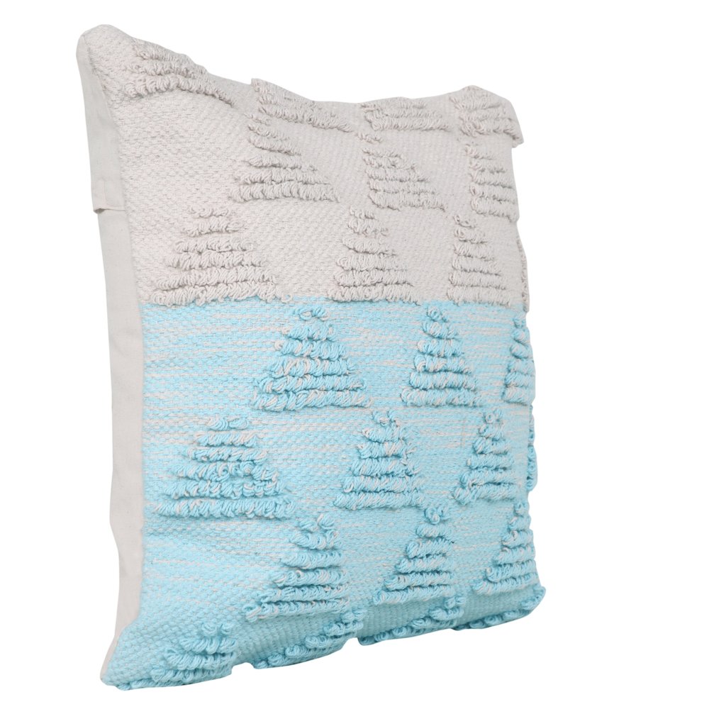 Contemporary Geometric Textured Triangle Throw Pillow