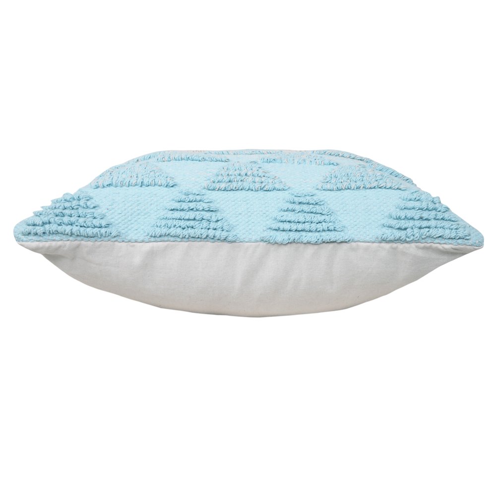 Contemporary Geometric Textured Triangle Throw Pillow