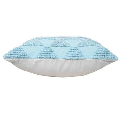 Contemporary Geometric Textured Triangle Throw Pillow