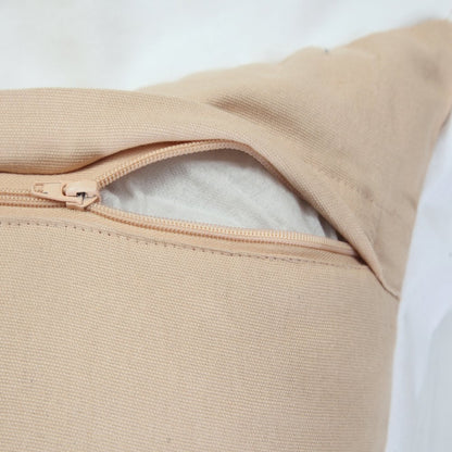Bordered Flange Frame Throw Pillow
