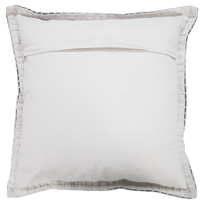 Vital Cotton Poly Filled Pillow in Black, 20" x 20"