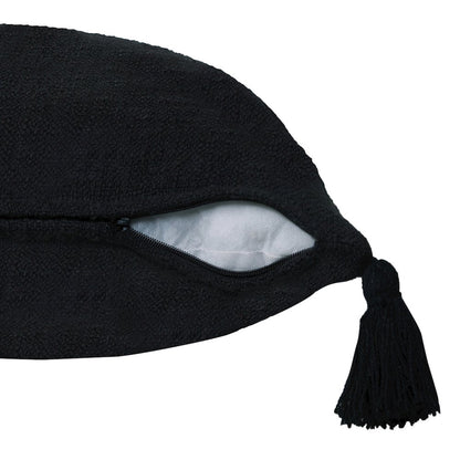 Insignia Cotton Poly Filled Pillow in Black, 20" x 20"