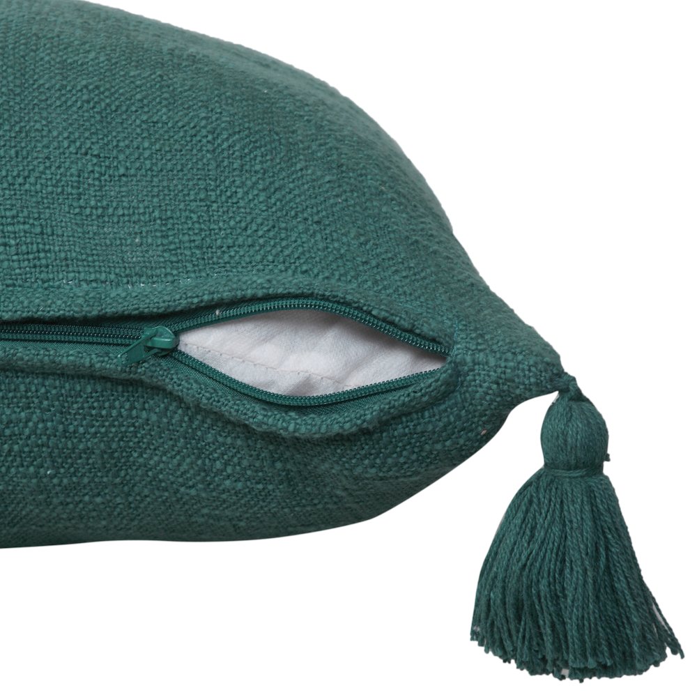 Insignia Cotton Poly Filled Pillow in Green, 20" x 20"