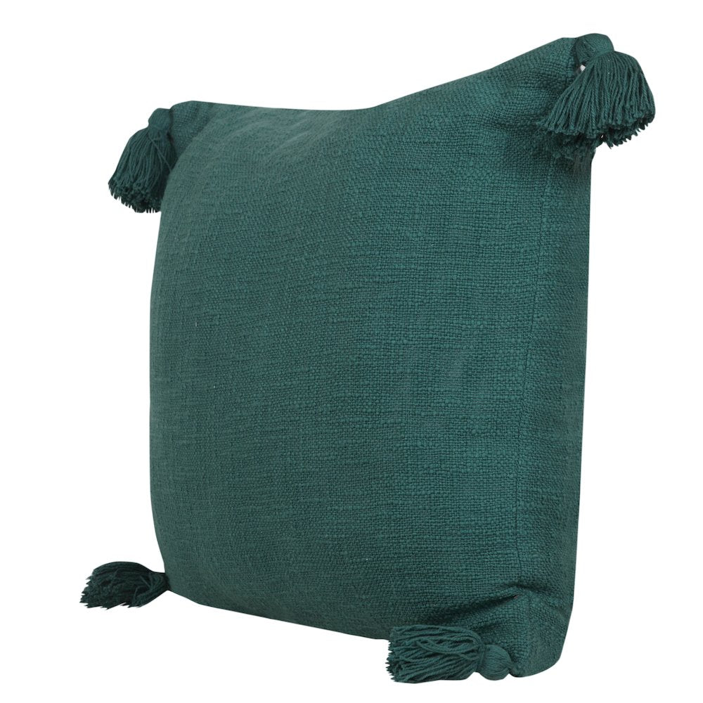 Insignia Cotton Poly Filled Pillow in Green, 20" x 20"