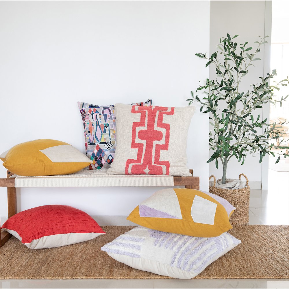 Stacy Garcia Performance Poly Filled Pillow in Multicolored, 24" x 24"