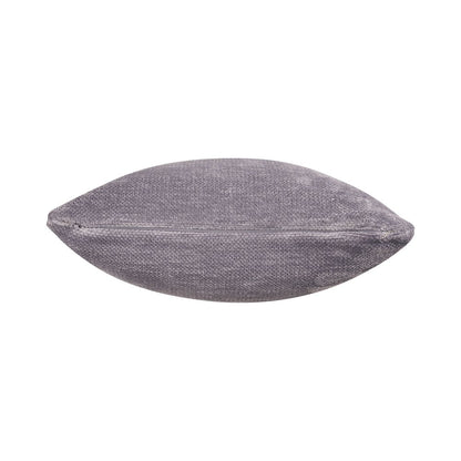 Yakar Chenille Poly Filled Pillow in Gray, 24" x 24"