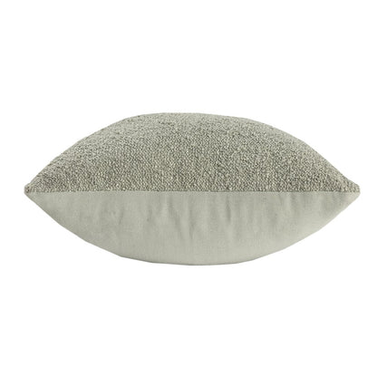 Boucle Performance Poly Filled Pillow in Green, 24" x24"