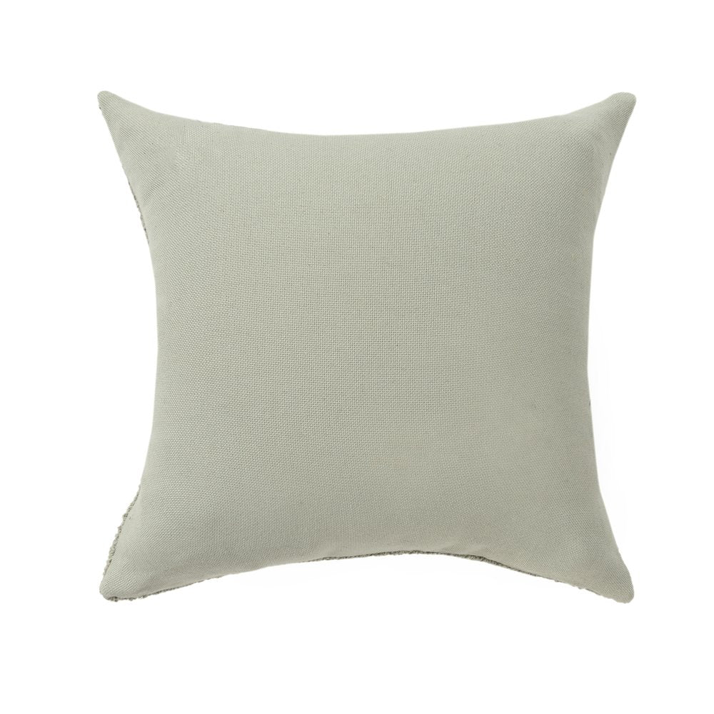 Boucle Performance Poly Filled Pillow in Green, 24" x24"