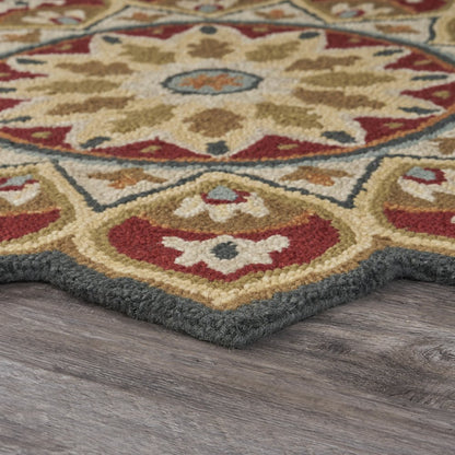 Red Sunflower Area Rug