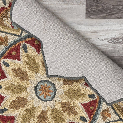 Red Sunflower Area Rug
