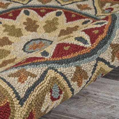 Red Sunflower Area Rug