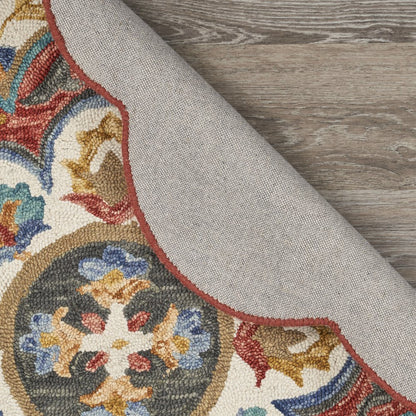Red Blossoms Area Rug