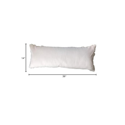 Geometric Burnt Orange and Cream Throw Pillow
