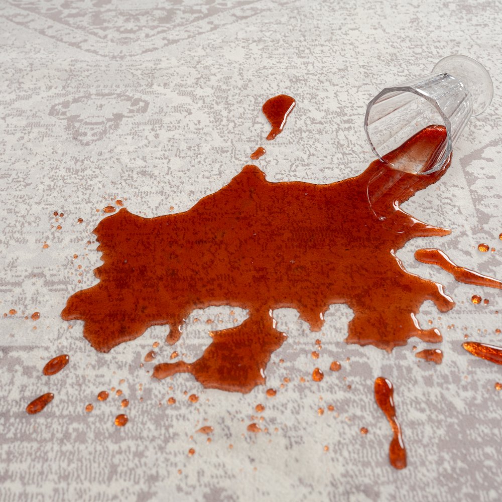 Aria Durable Performance Area Rug Indoor in Gray, 5'3" x 7'