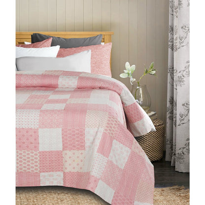 Coverlet Cotton in Pink 92" x 96"