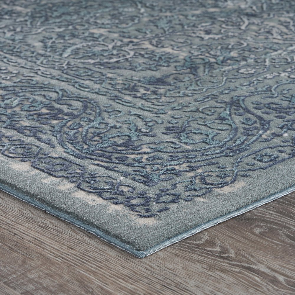 Imagine Durable Performance Area Rug Indoor in Blue/Blue, 9'6" x 13'