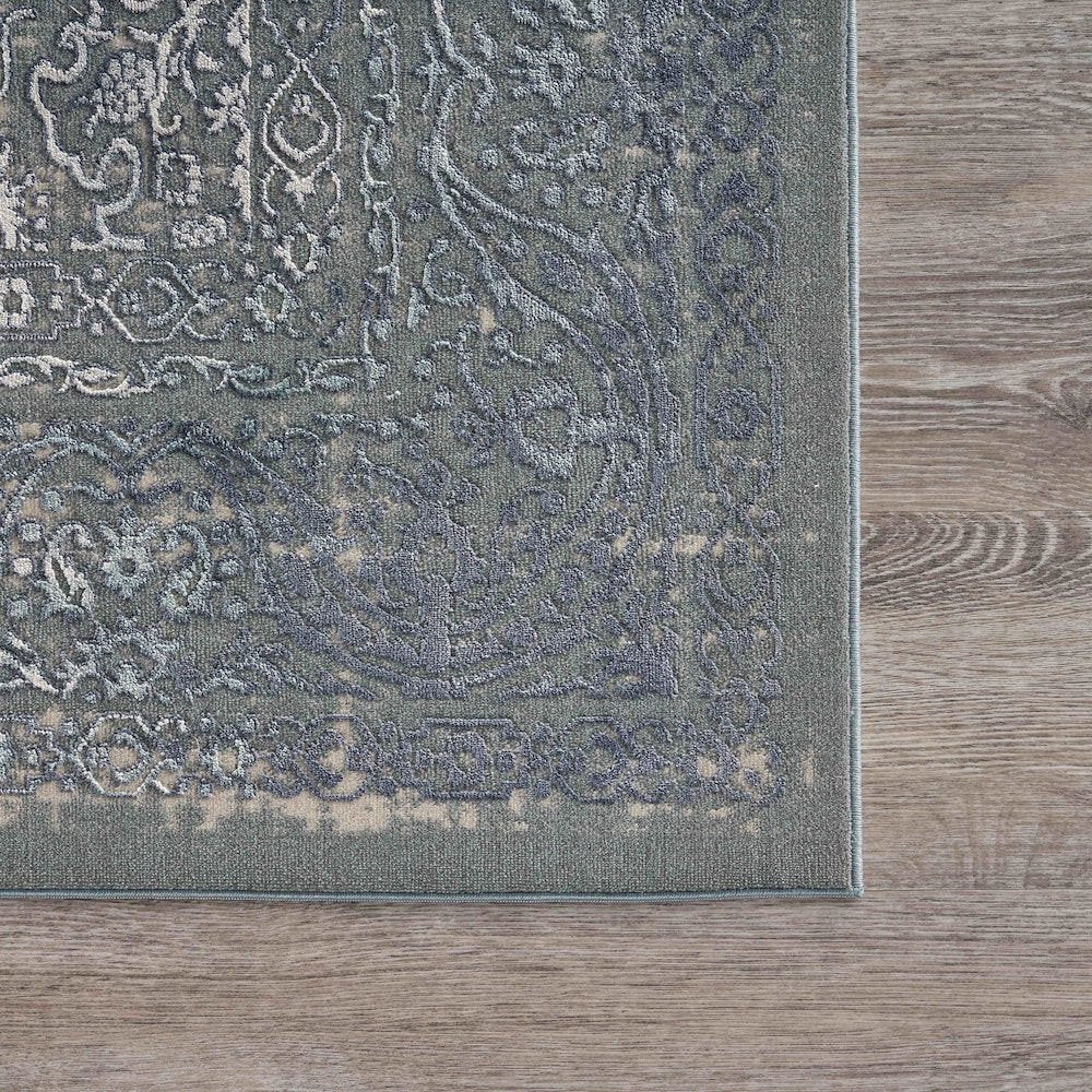 Imagine Durable Performance Area Rug Indoor in Blue/Blue, 9'6" x 13'