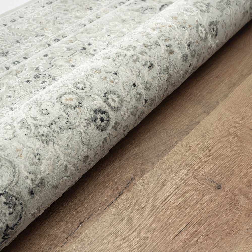Isabella Performance Blend Area Rug Indoor in Gray, 5' x 7'6"